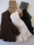 100% Alpaca-Fingerless Gloves