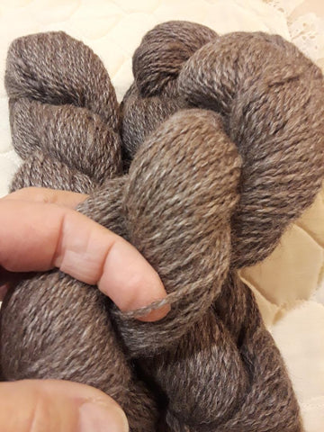 100% Alpaca-Rose Grey – 2Ply- DK Weight Yarn
